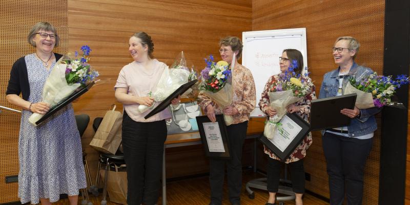 Matleena Laakso, Maria Ehrnström-Fuentes, Kaisa Puttonen, Leena Elenius & Riitta-Liisa Karjalainen.