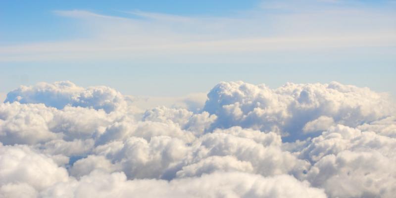 Clouds with open sky