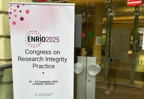 ENRIO2025-kongressin tapahtumapaikan sisäänkäynti