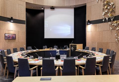 The Parliament Hall Solju of the Sámi Parliament in Sajos